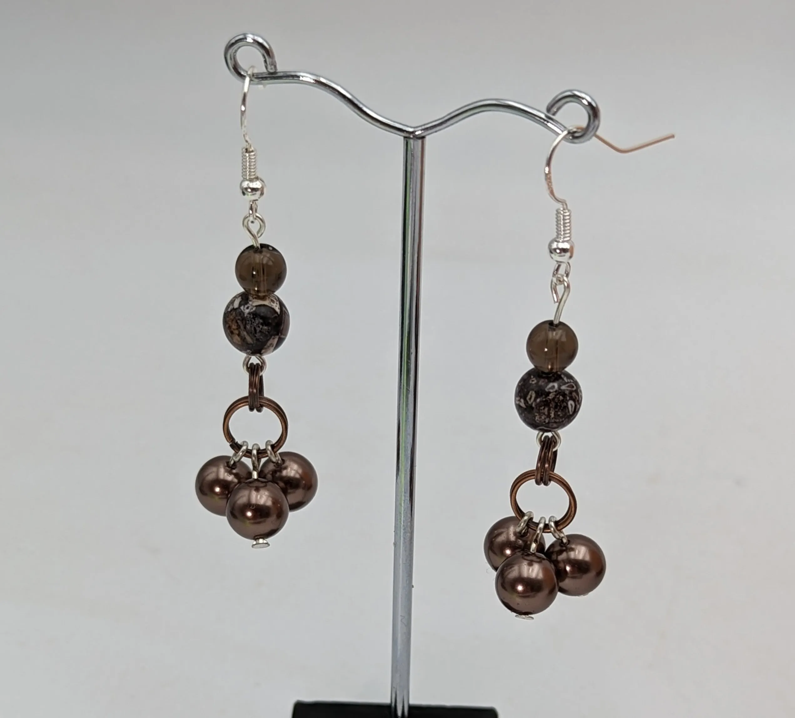 Earrings - Smokey Quartz