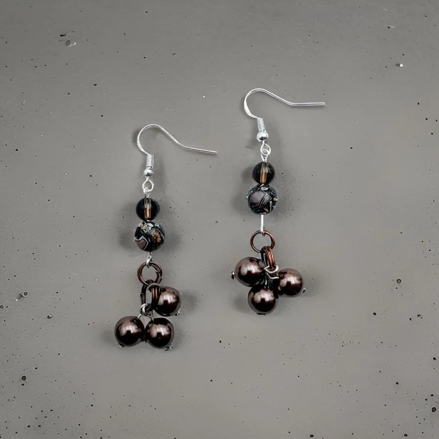 Earrings - Smokey Quartz