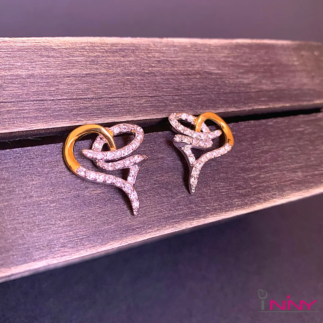 Engaged Heart earrings