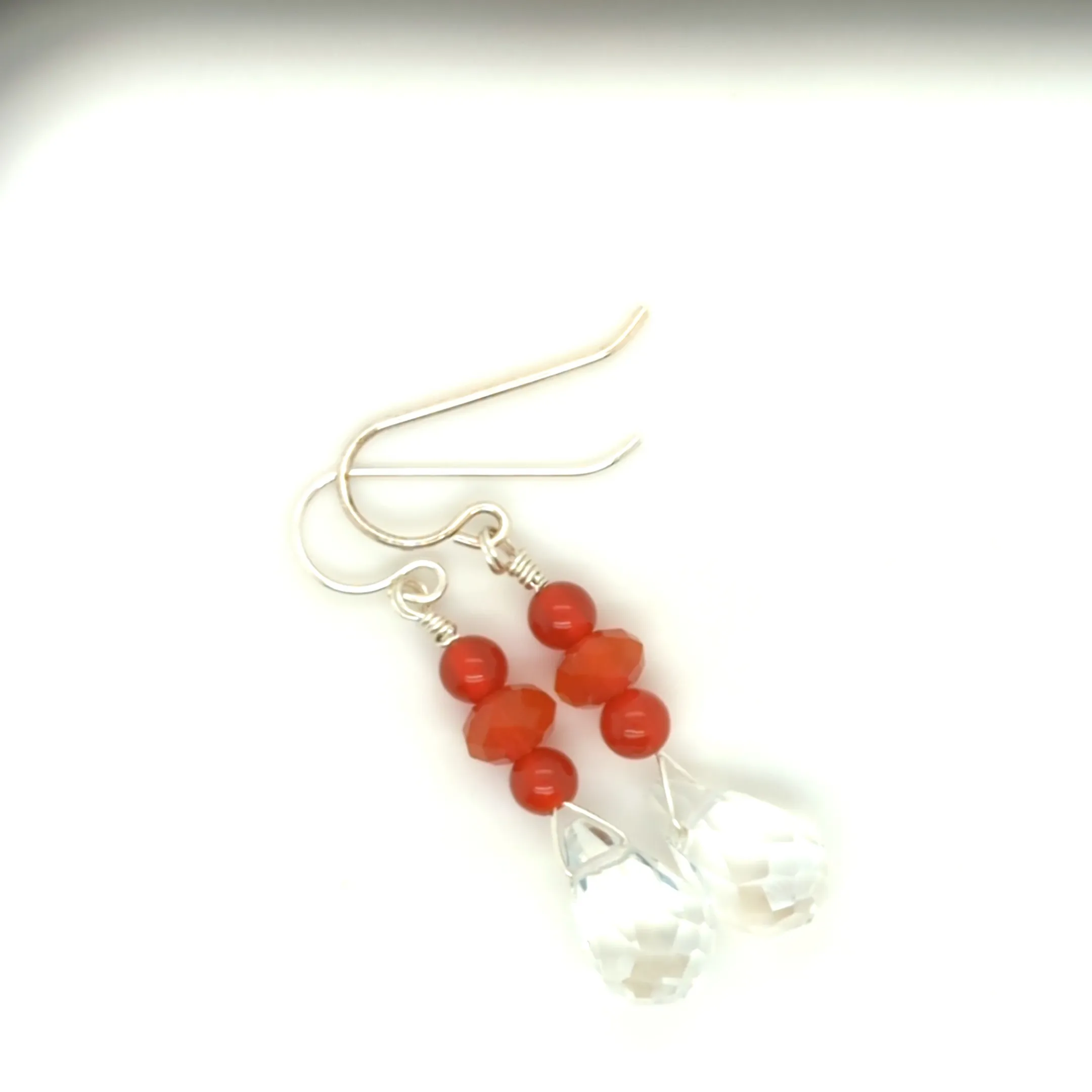Gemstone Quartz Drop Earrings