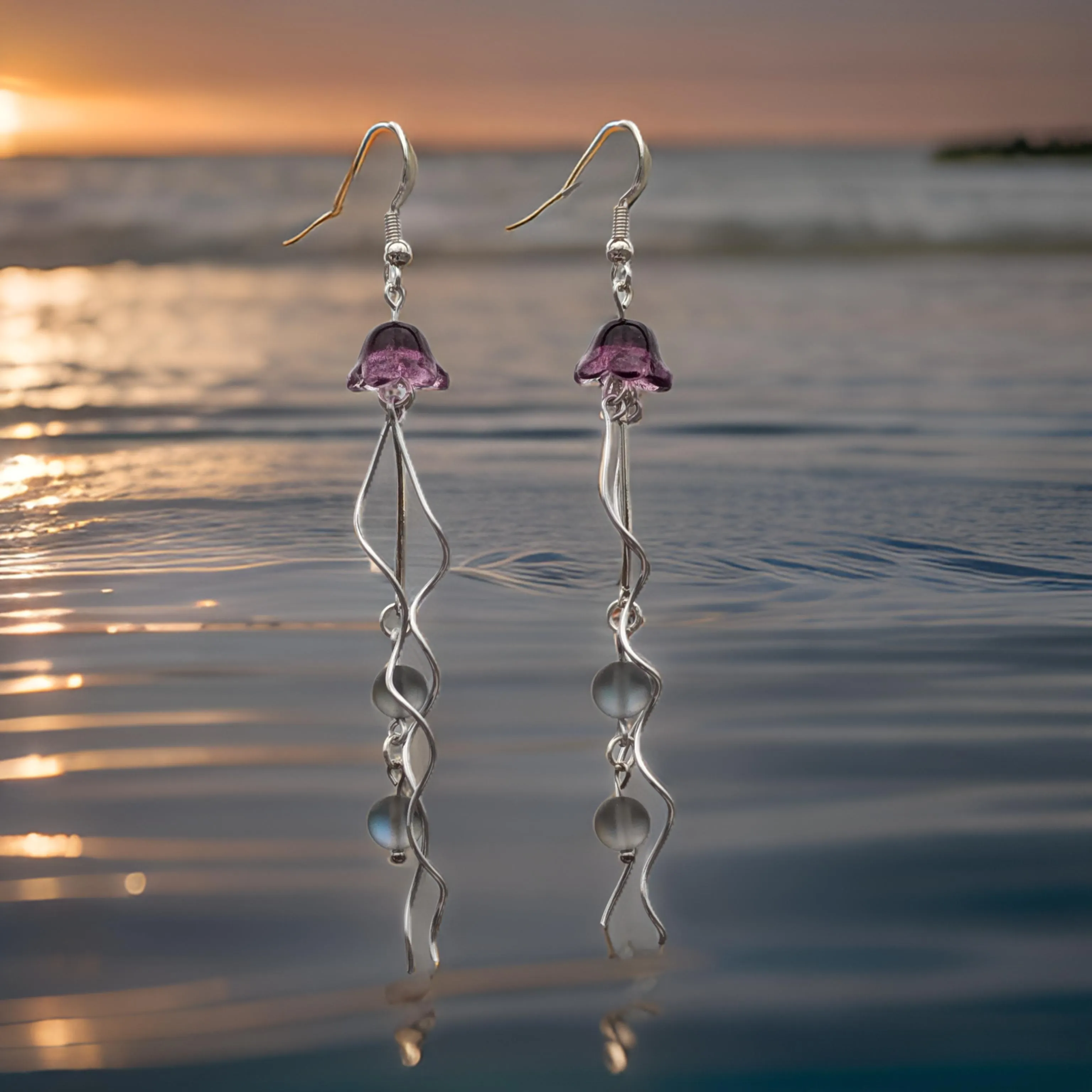 Jellyfish -  Earrings