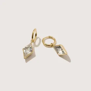 Kite Quartz Drop Earrings