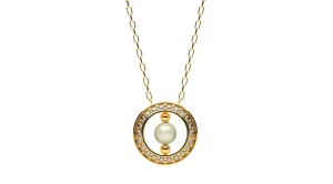 Mother's love with diamond-Pearl