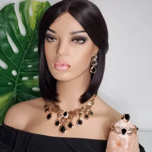 Onyx Drop Jewelry Set