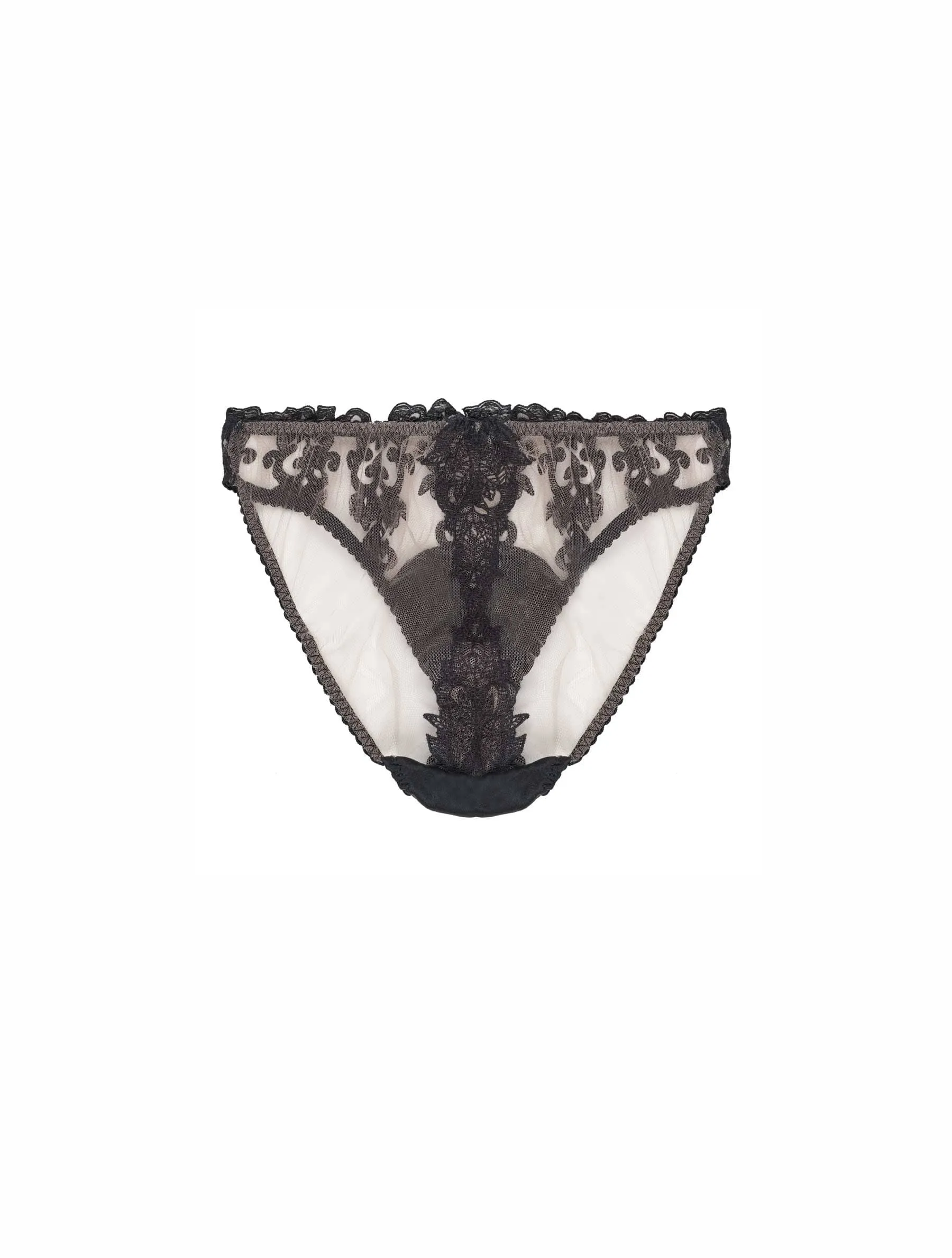 Onyx Embroidered Brief