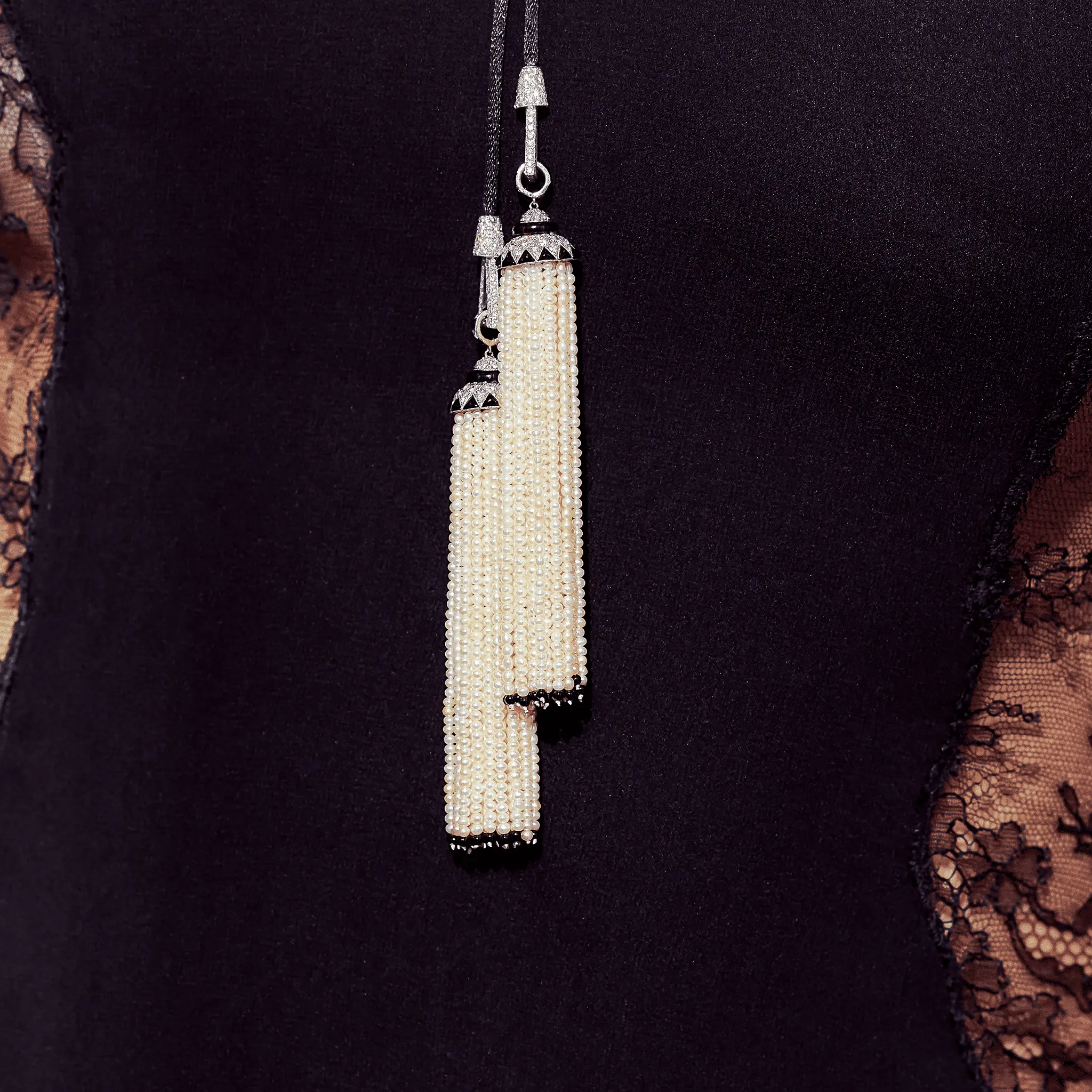 Pearl Tassel Sautoir Necklace