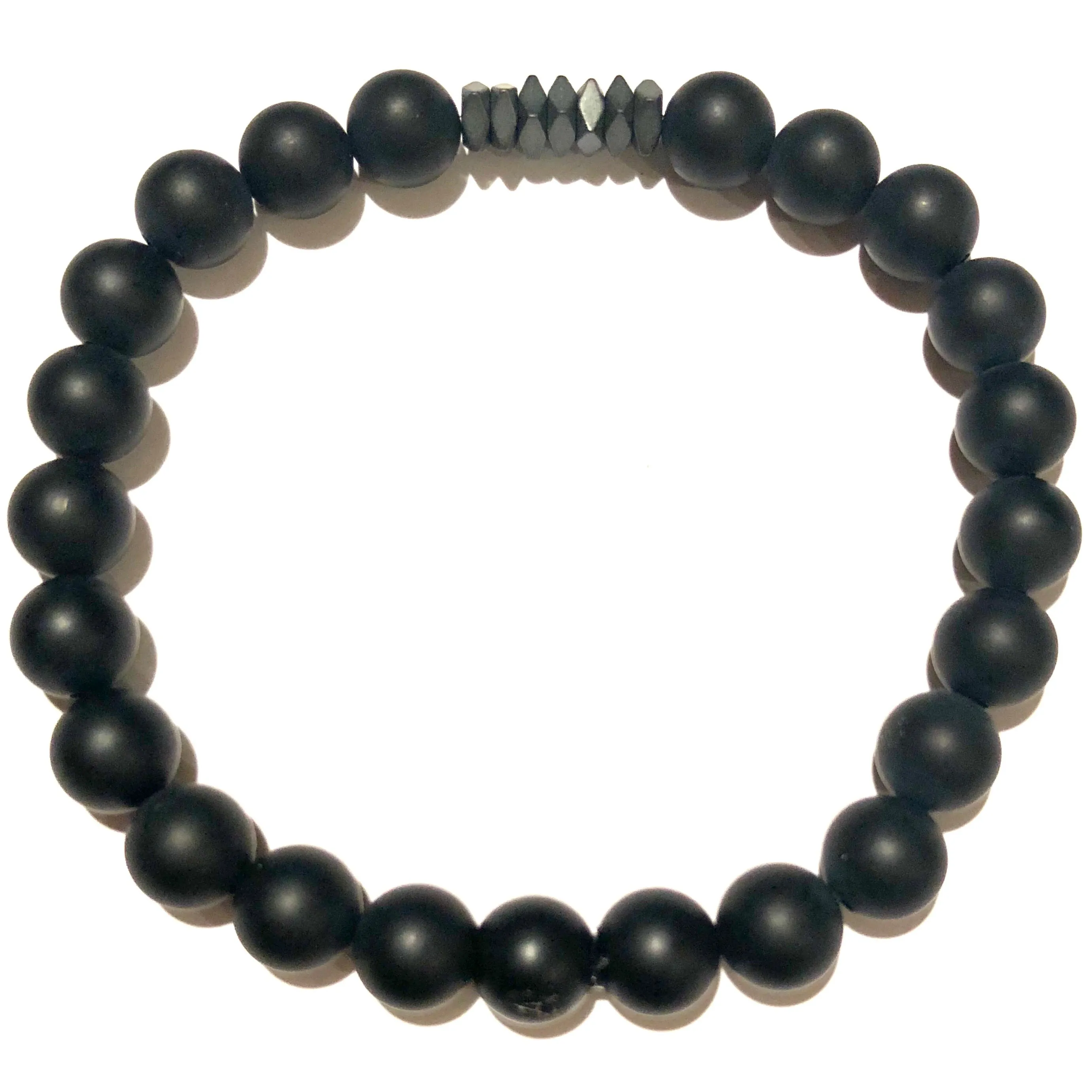 Promenade Men’s Beaded Stone Bracelet