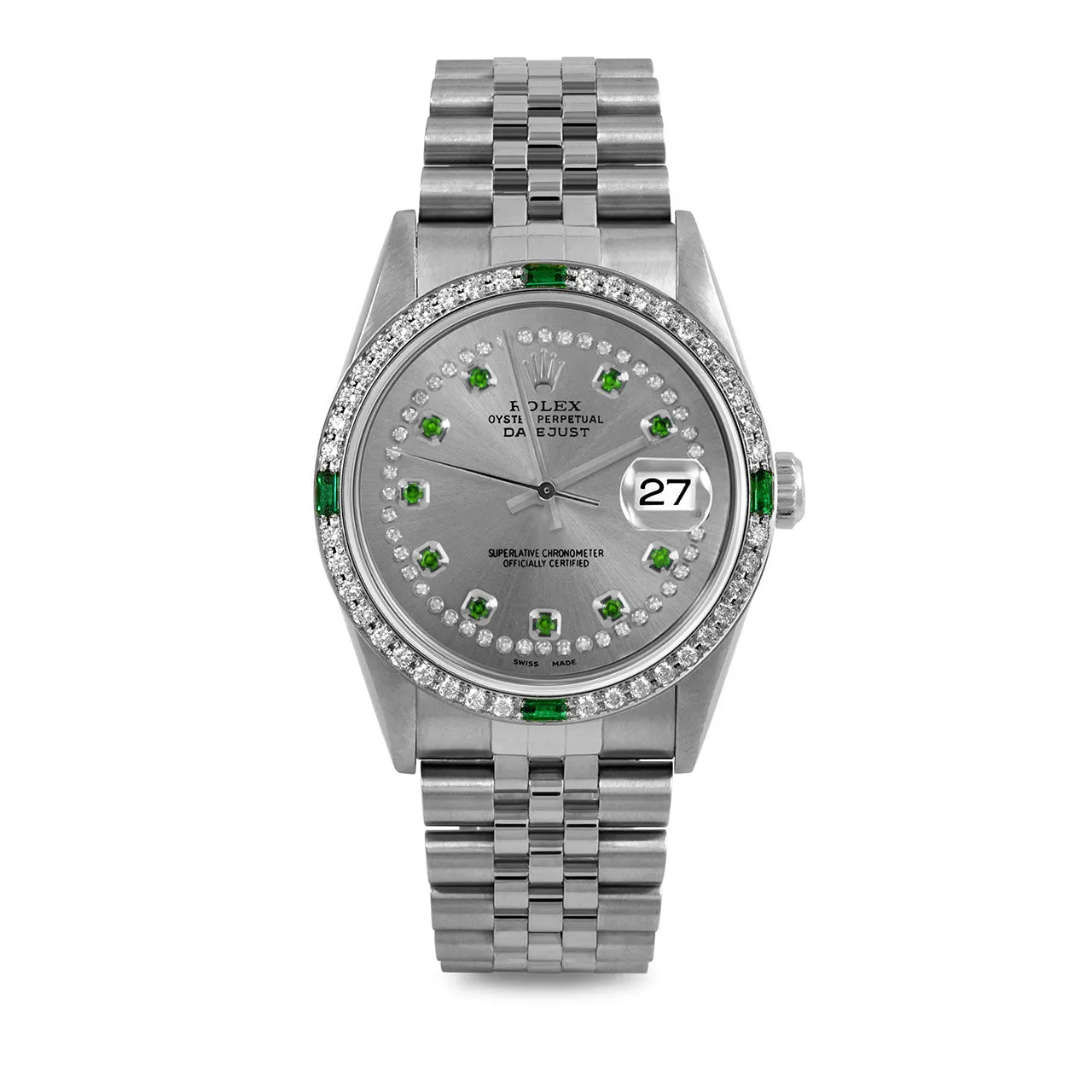 Rolex Datejust 36mm | 16234-SLT-STRE-4EMD-JBL