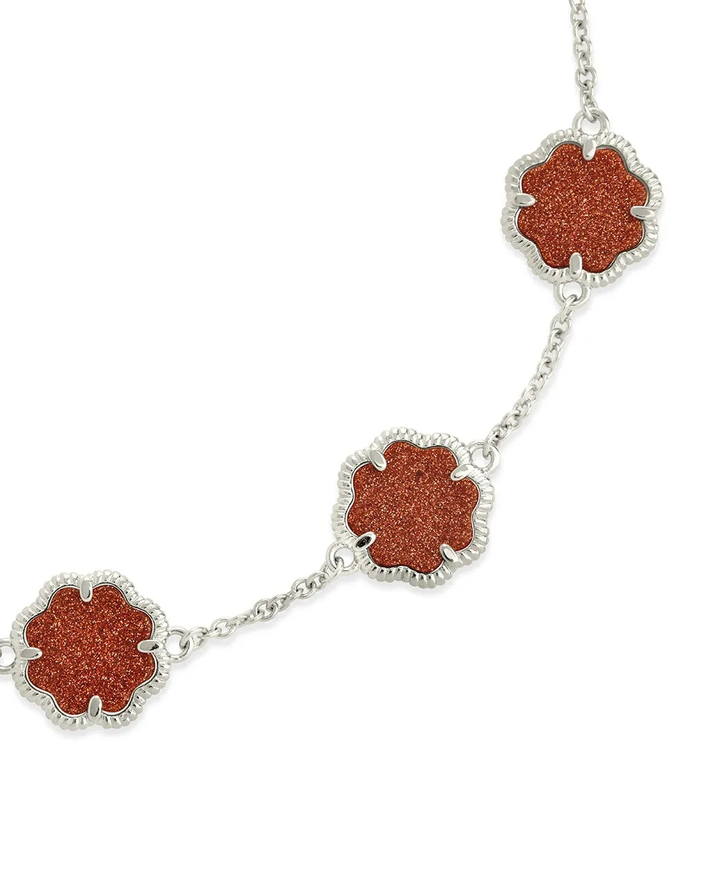 Rose Petal Station Bracelet