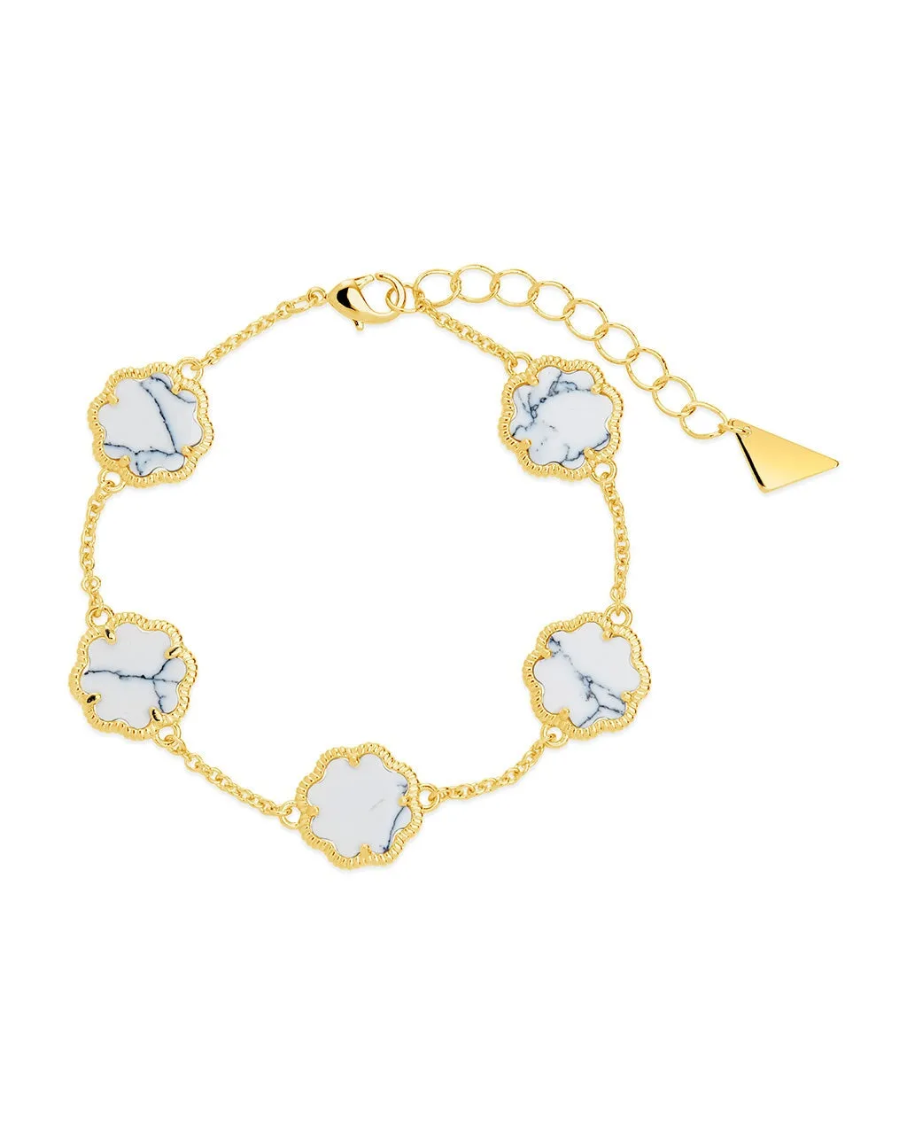 Rose Petal Station Bracelet