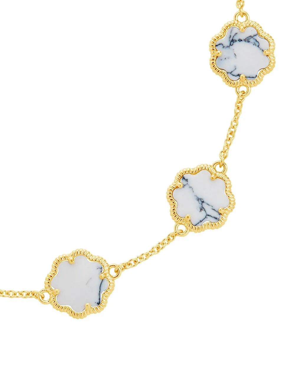 Rose Petal Station Bracelet