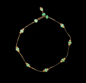 T. Bee Bracelet duo Chrysoprase champagne quartz