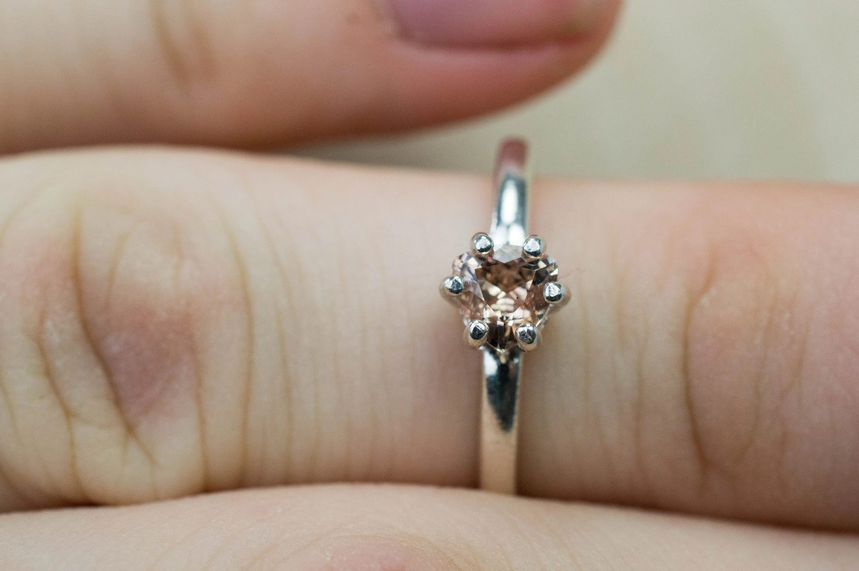 Tunduru Garnet Ring; Genuine Untreated Tanzania Garnet; 0.470cts