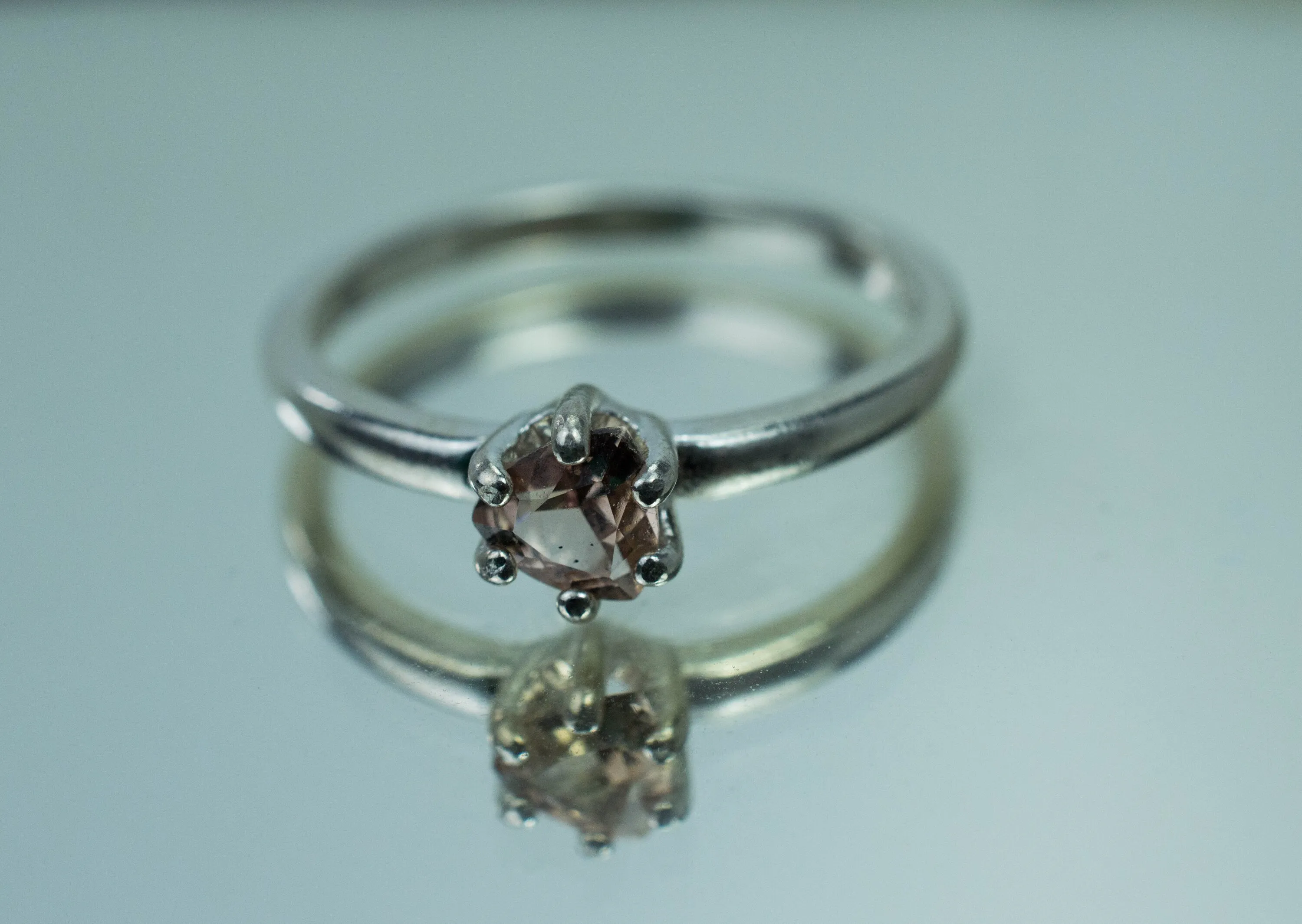 Tunduru Garnet Ring; Genuine Untreated Tanzania Garnet; 0.470cts