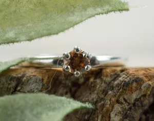 Tunduru Garnet Ring; Genuine Untreated Tanzania Garnet